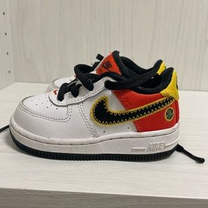 Nike Kids Sneakers White Red Yellow Black